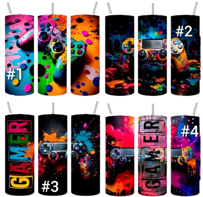 Gamer - 20oz Skinny Tumbler-SQ1732219