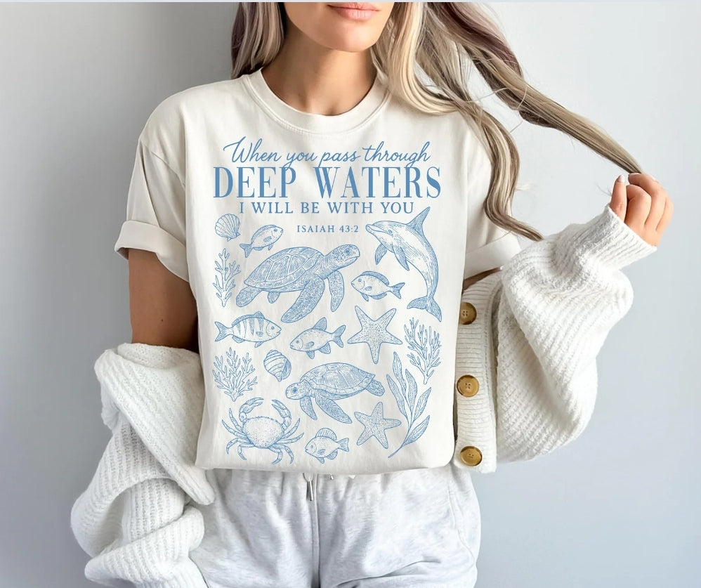 When you pass through deep waters