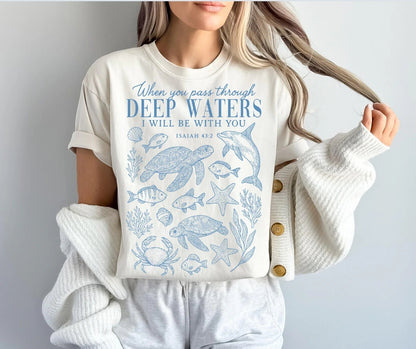 When you pass through deep waters