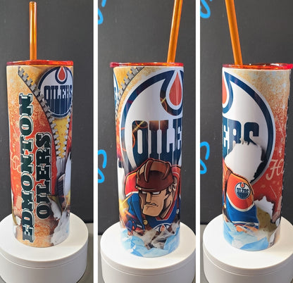 Oilers - 20oz Skinny Tumbler