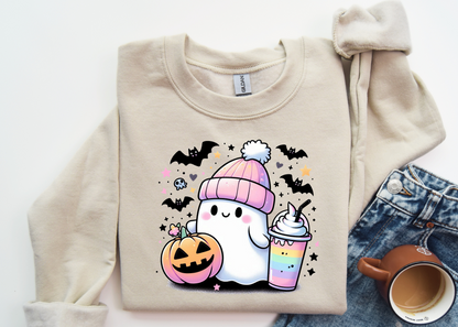 Pink Ghost Sweatshirt-SQ6345885