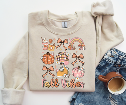 Fall Vibes Collage Sweatshirt-SQ5988728