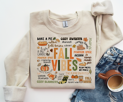 Fall Vibes Collage Sweatshirt-SQ4565697