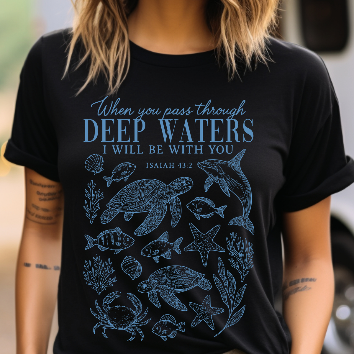 When you pass through deep waters