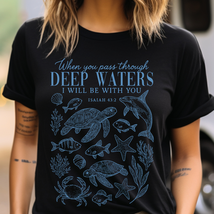When you pass through deep waters