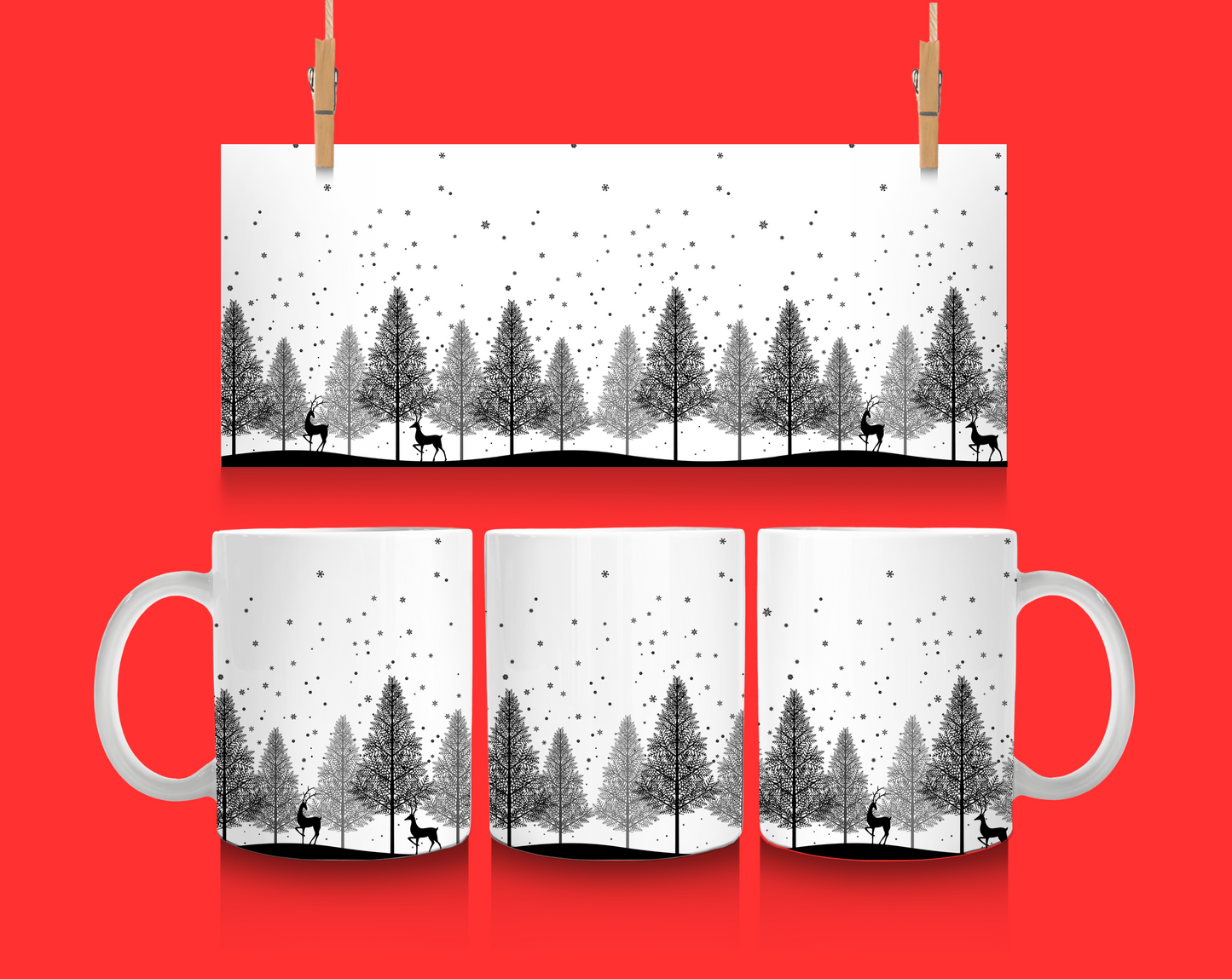 Christmas Scenery - 15oz Coffee Mug-SQ7274839
