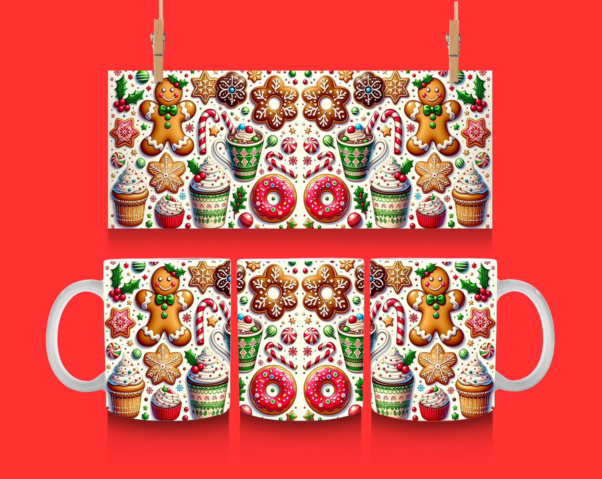 Gingerbread - 15oz Coffee Mug-SQ0283524