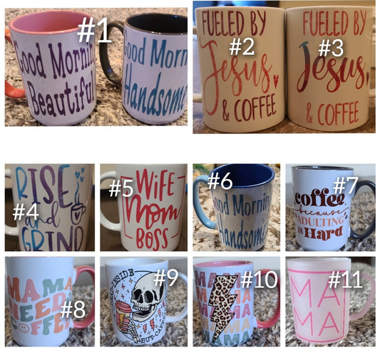 Coffee Mugs / Tumblers CLEARANCE